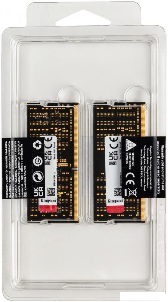 Оперативная память Kingston FURY Impact 2x8GB DDR4 SODIMM PC4-25600 KF432S20IBK2/16