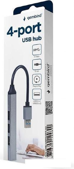 USB-хаб  Gembird UHB-U3P1U2P3-02