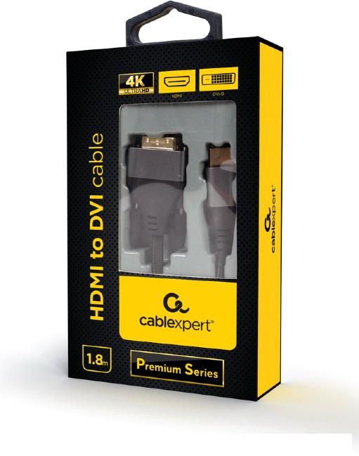 Кабель Cablexpert CC-HDMI-DVI-4K-6