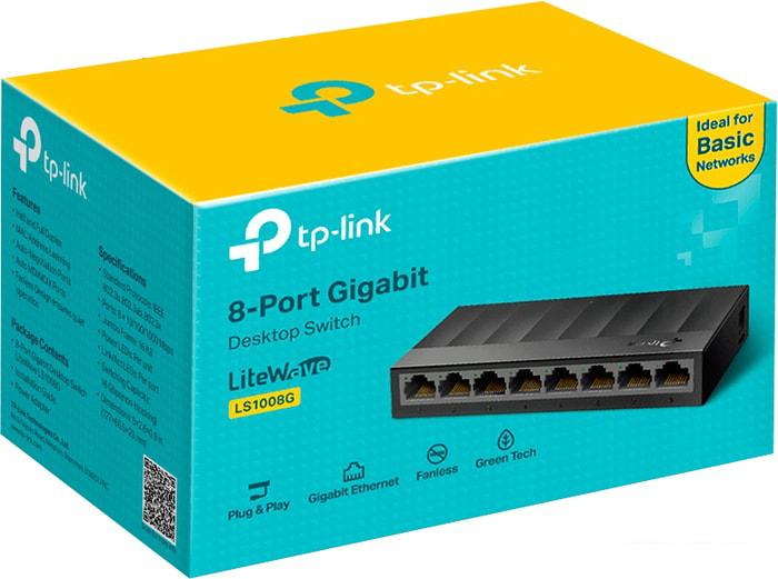 Неуправляемый коммутатор TP-Link LS1008G