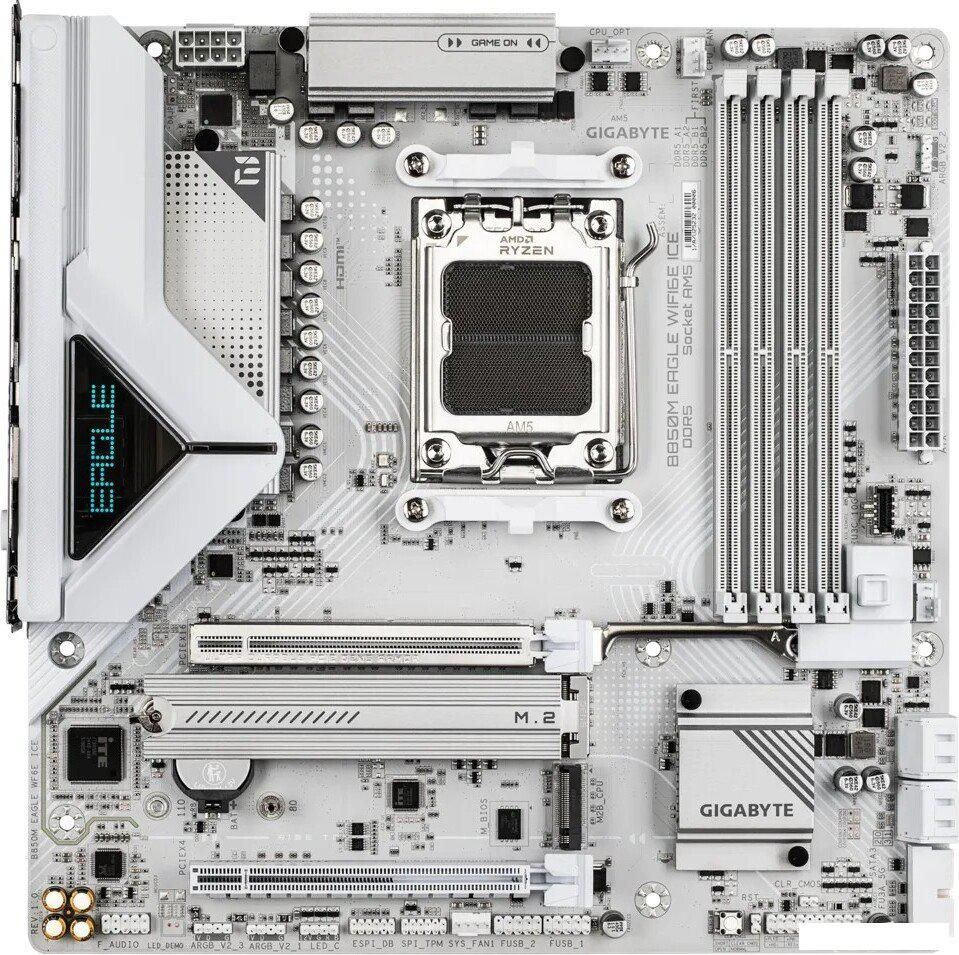 Материнская плата Gigabyte B850M Eagle WiFi6E Ice (rev. 1.0)