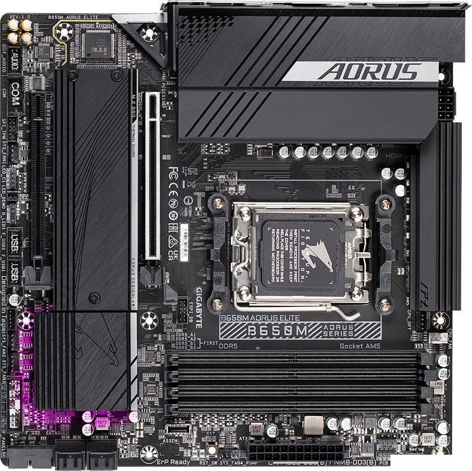Материнская плата Gigabyte B650M Aorus Elite (rev. 1.0)