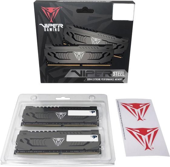 Оперативная память Patriot Viper Steel 2x8GB DDR4 PC4-28800 PVS416G360C8K
