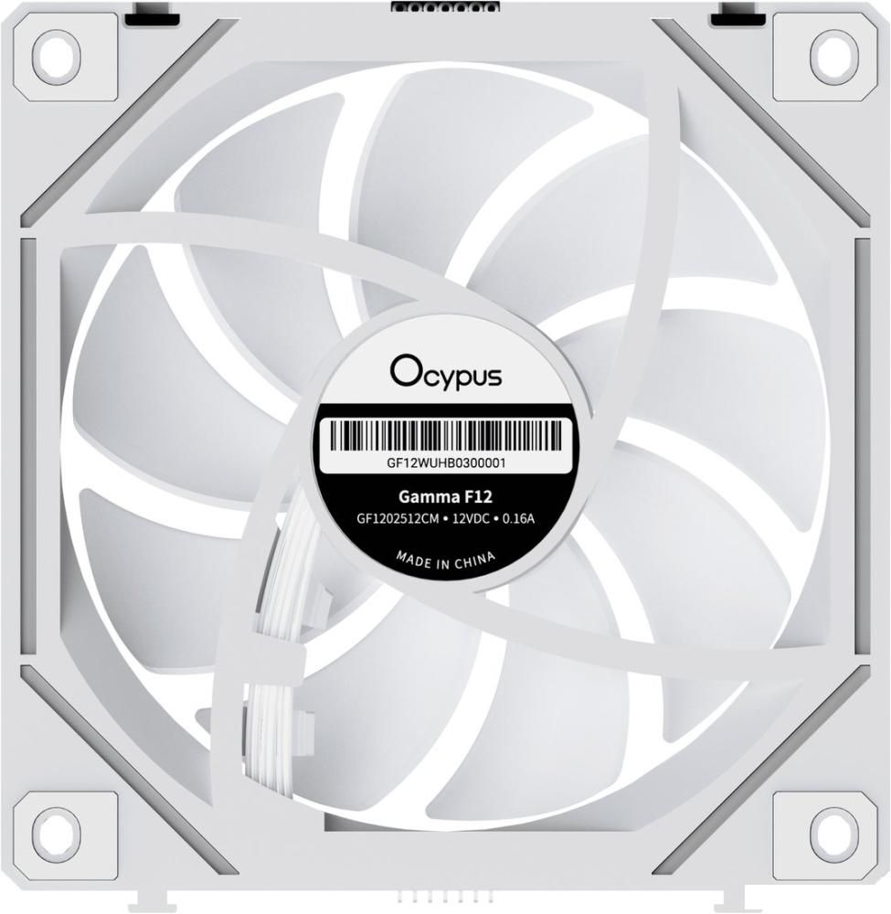 Комплект вентиляторов для корпуса Ocypus Gamma F12 Uni WH ARGB 3IN1