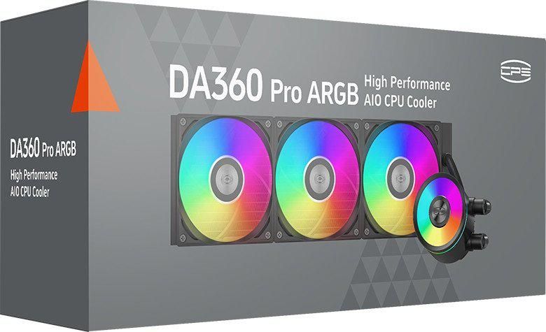 Система жидкостного охлаждения для процессора PCCooler DA360 Pro ARGB (черный)