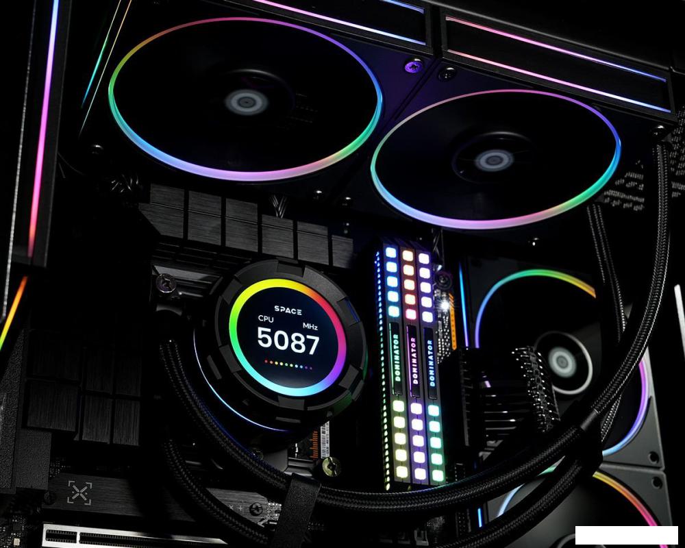 Жидкостное охлаждение для процессора ID-Cooling SL240