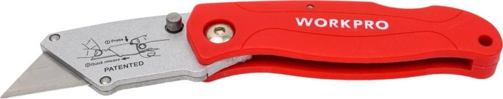 Нож строительный Workpro WP211002