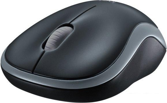 Мышь Logitech M186 (черный/серый)