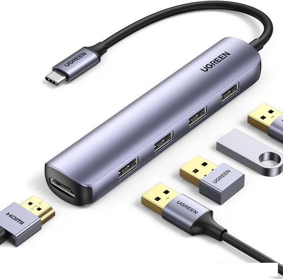 USB-хаб Ugreen CM417 20197