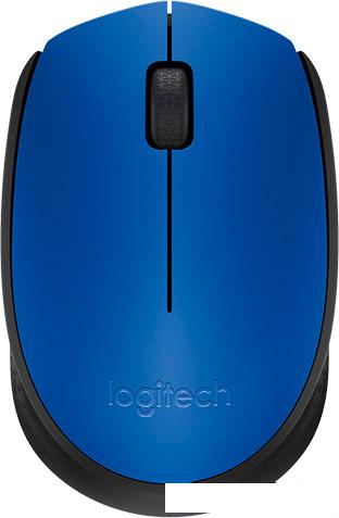 Мышь Logitech M171 (синий/черный)