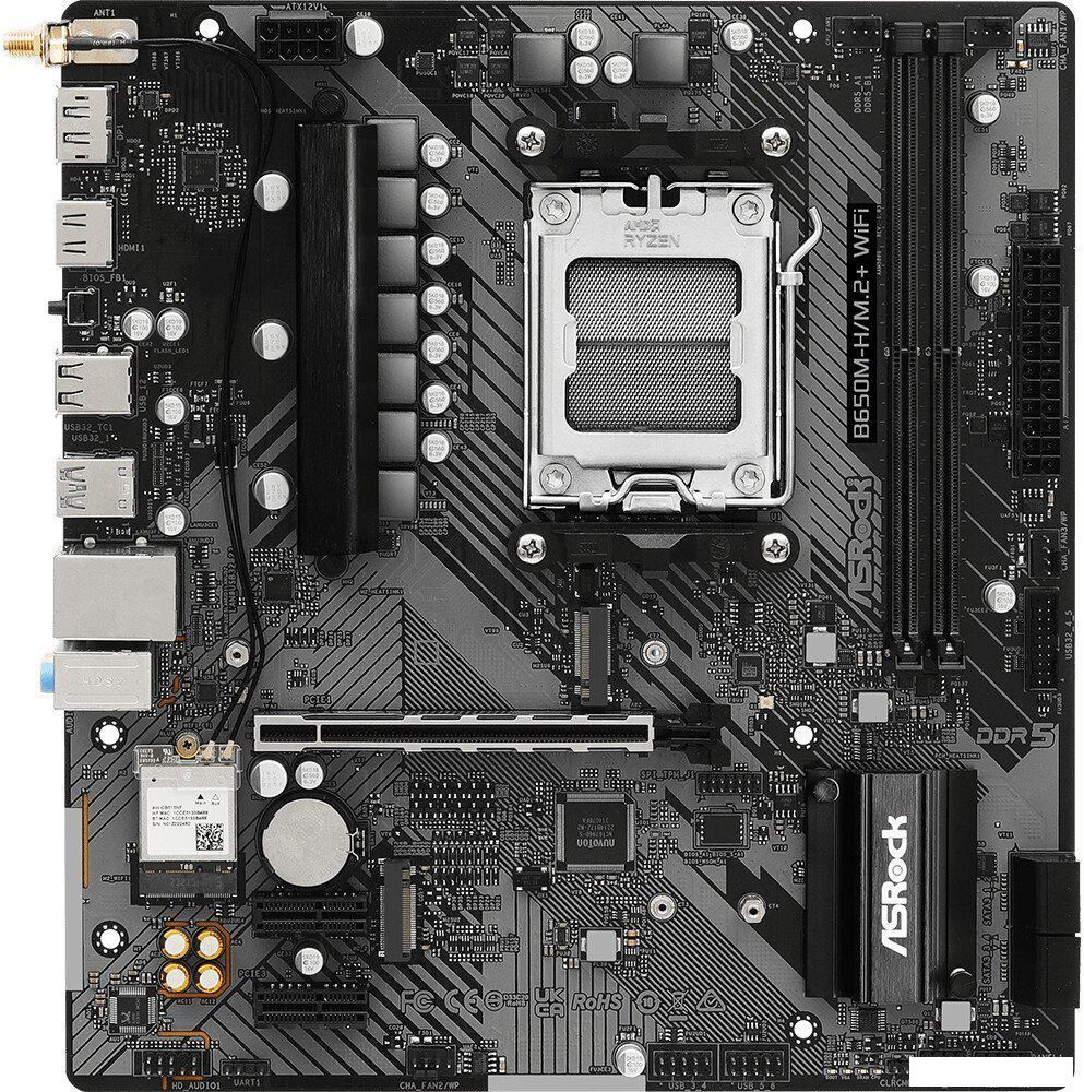 Материнская плата ASRock B650M-H/M.2+ WiFi