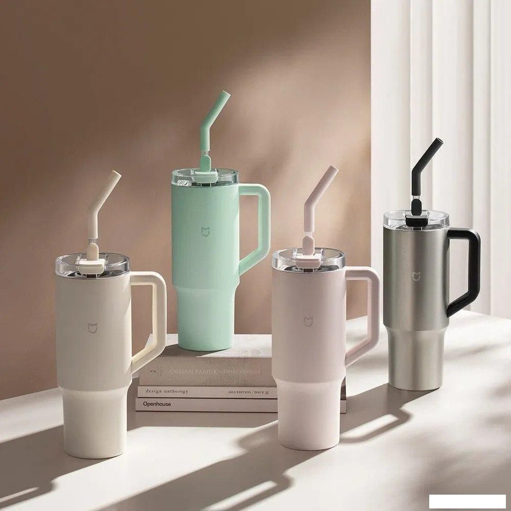 Термокружка Xiaomi Mijia Sippy Cup MJXGB01RM 1 л (розовый)