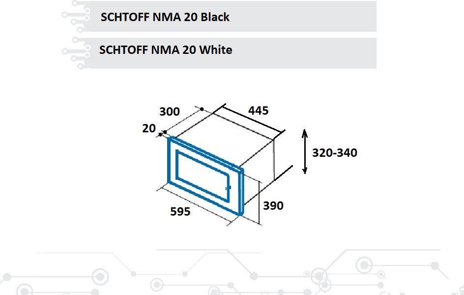 Микроволновая печь Schtoff NMA 20 White