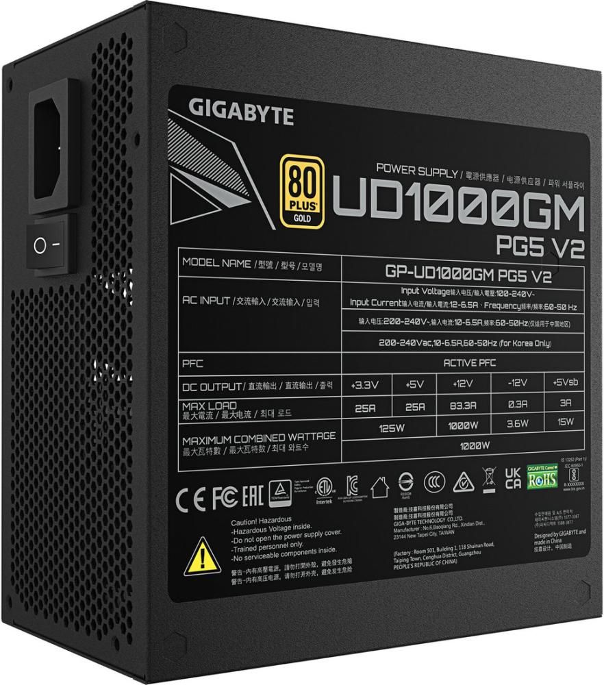 Блок питания Gigabyte UD1000GM PG5 V2