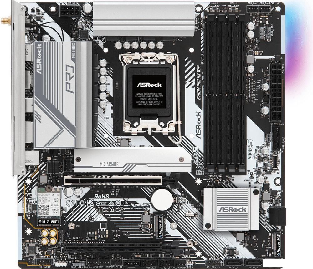 Материнская плата ASRock B760M Pro RS WiFi