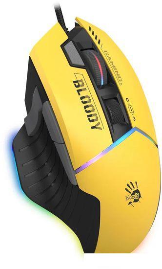 Игровая мышь A4Tech Bloody W95 Max Sports (желтый)