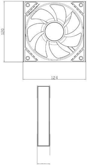 Вентилятор для корпуса Thermalright TL-M12RW (белый)