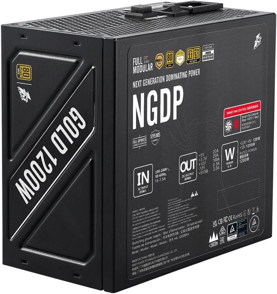 Блок питания 1stPlayer NGDP Gold 1200W HA-1200BA4