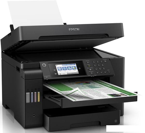 МФУ Epson L15150 (ресурс стартовых контейнеров 6500/5200, контейнер 112)