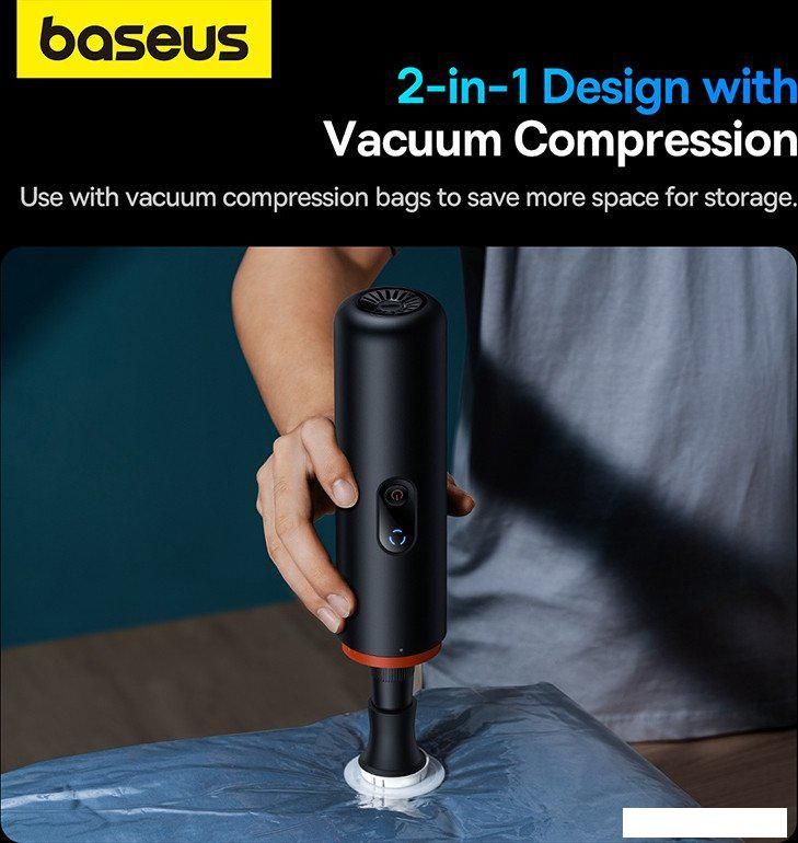 Автомобильный пылесос Baseus A5 Car Vacuum Cleaner C30459500111-00
