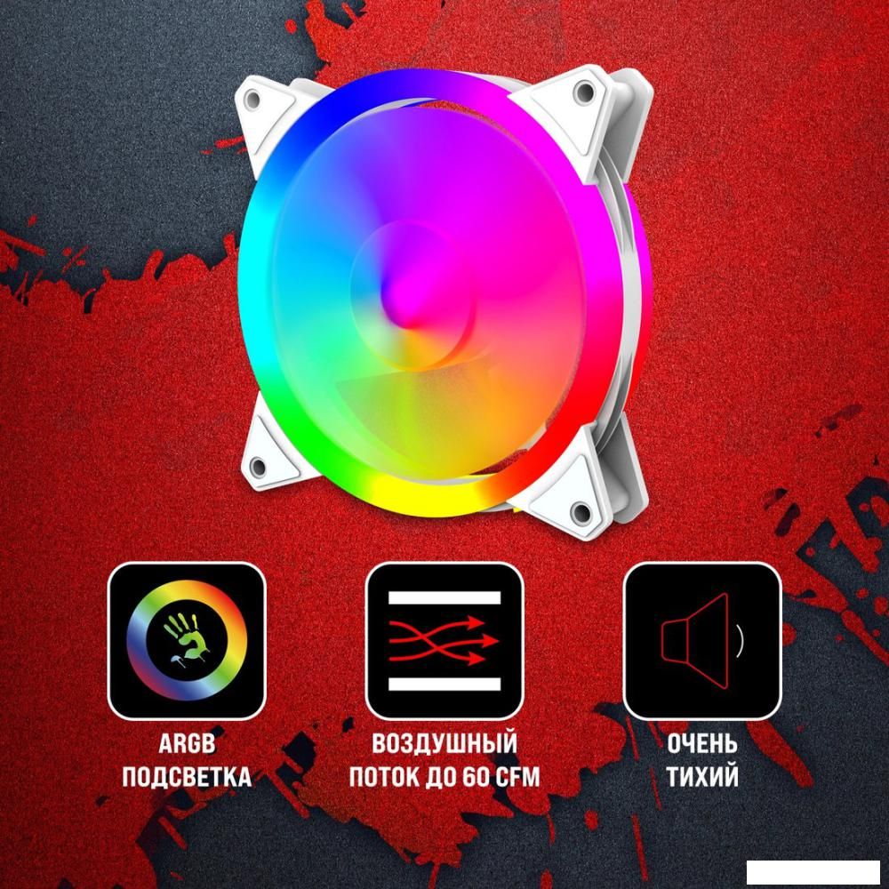Вентилятор для корпуса A4Tech Bloody BD-CF120ARGB4-WH