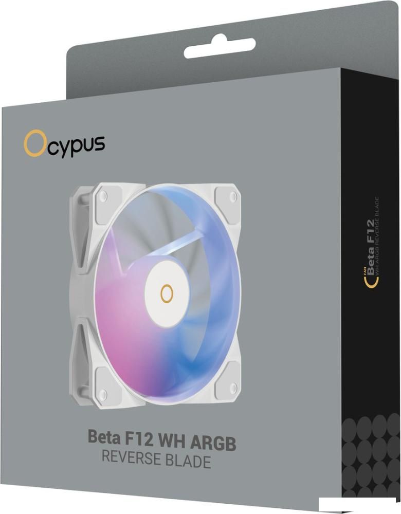 Вентилятор для корпуса Ocypus Beta F12 WH ARGB Reverse Blade Beta-F12-WH1AM01X-GL