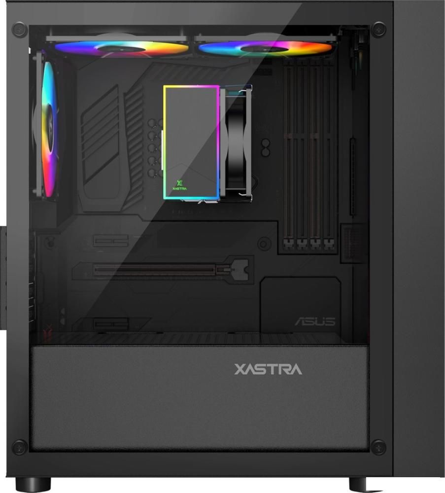 Корпус XASTRA A305M 3FRGB (черный)