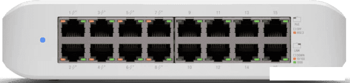 Управляемый коммутатор 2-го уровня Ubiquiti UniFi Switch Lite 16 POE