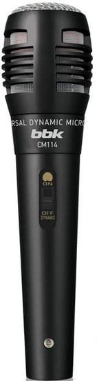 Проводной микрофон BBK CM114 (черный)