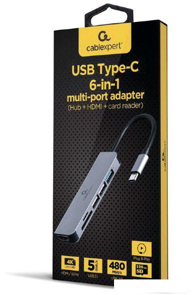 Док-станция Cablexpert A-CM-COMBO6-02
