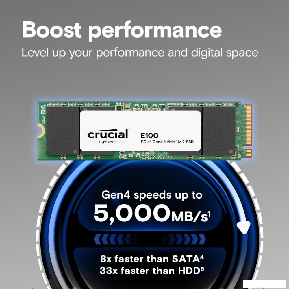 SSD Crucial E100 480GB CT480E100SSD8