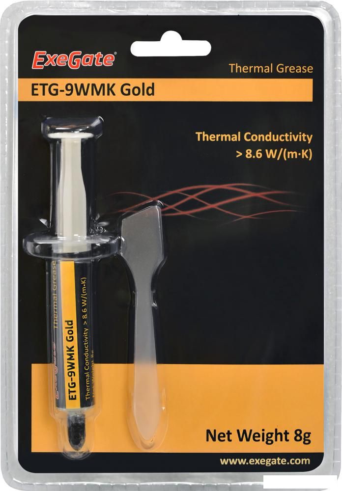 Термопаста ExeGate ETG-9WMK Gold EX282344RUS (8 г.)