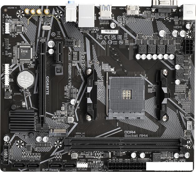 Материнская плата Gigabyte A520M K V2 (rev. 1.1)