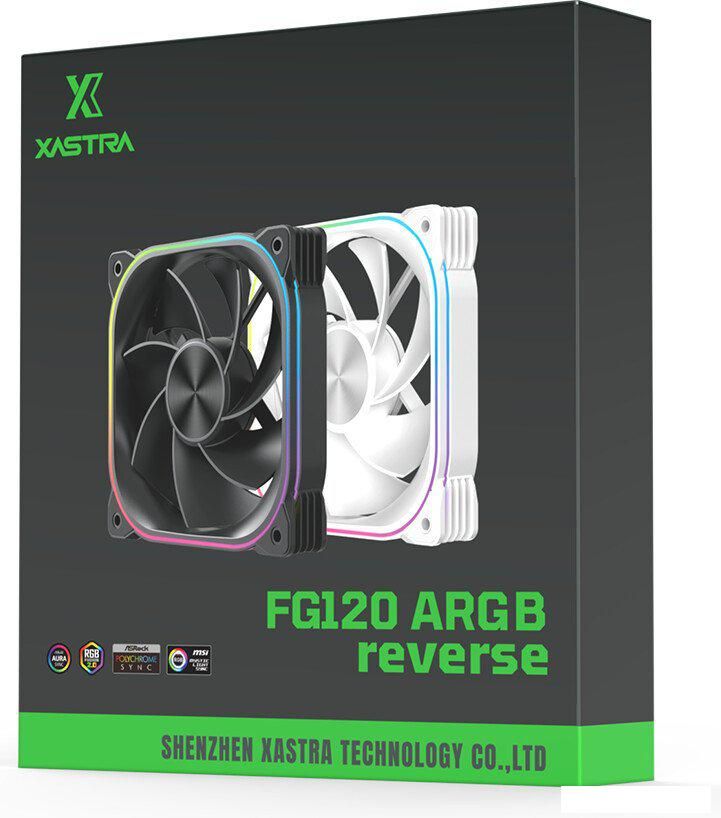 Вентилятор для корпуса XASTRA FG120W ARGB Reverse