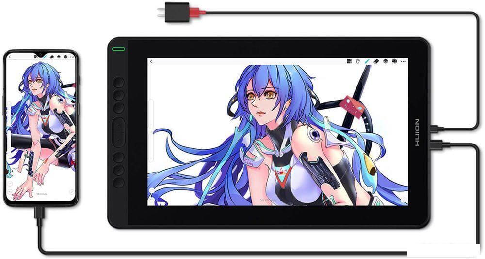 Графический монитор Huion Kamvas 13 (космический черный)