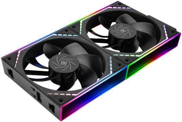Комплект вентиляторов для корпуса Thermalright TL-M12QR X2 (черный)