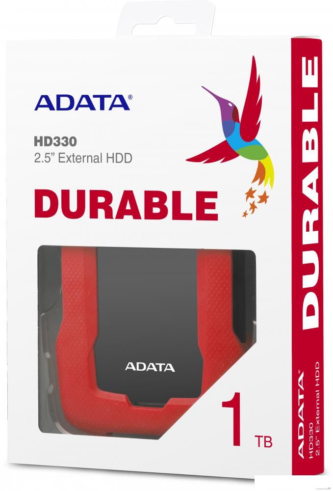 Внешний накопитель ADATA HD330 AHD330-2TU31-CRD 2TB (красный)