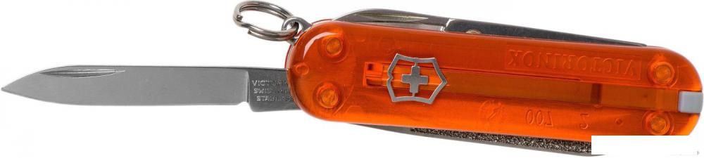 Мультитул Victorinox Classic SD Transparent (оранжевый)