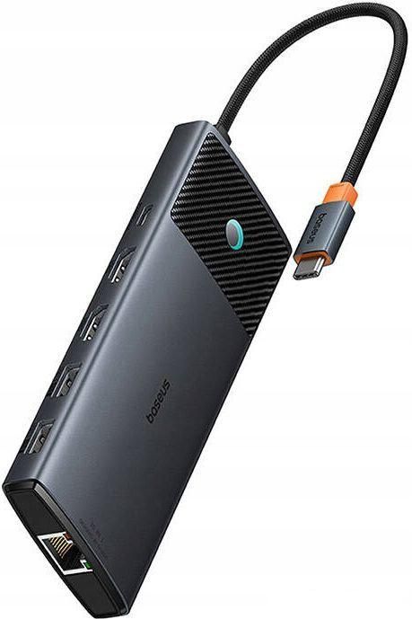 Док-станция Baseus Metal Gleam Series II 10-in1 USB Hub B00061800123-00