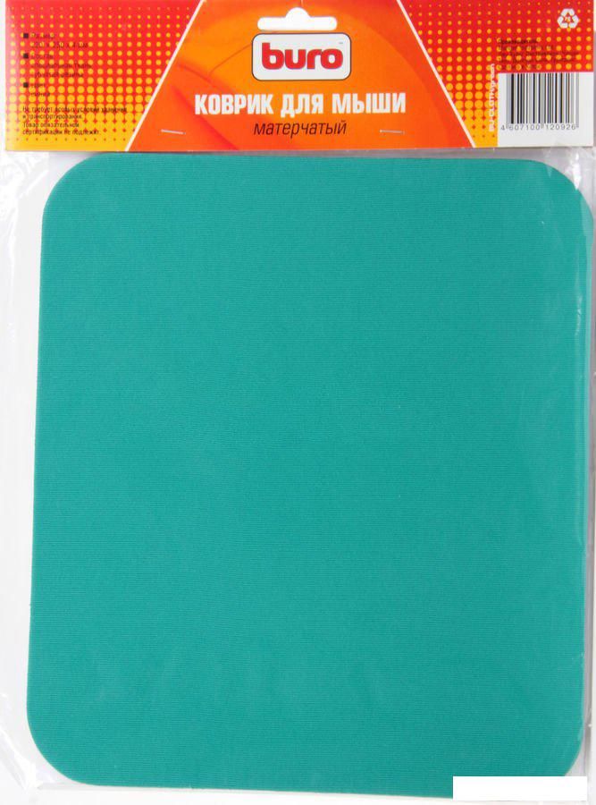 Коврик для мыши Buro BU-CLOTH/green матерчатый
