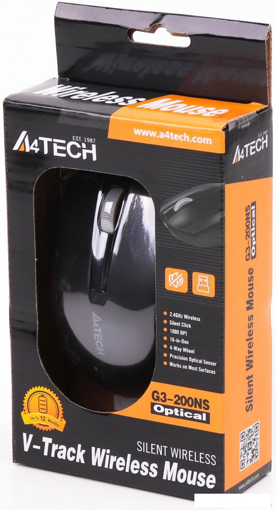 Мышь A4Tech G3-200NS (черный)