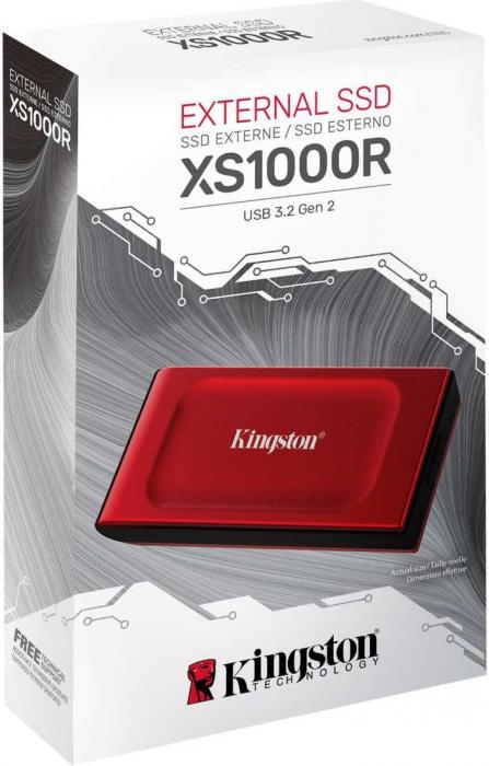 Внешний накопитель Kingston XS1000 2TB SXS1000R/2000G