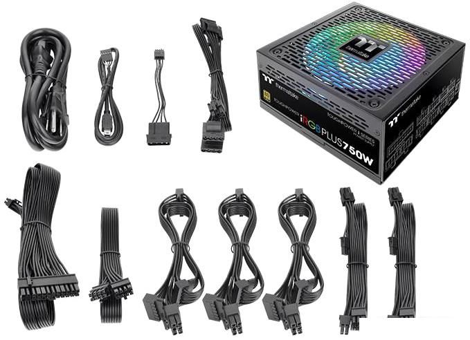 Блок питания Thermaltake Toughpower iRGB PLUS 750W Gold TT Premium Edition TPI-750DH3FCG