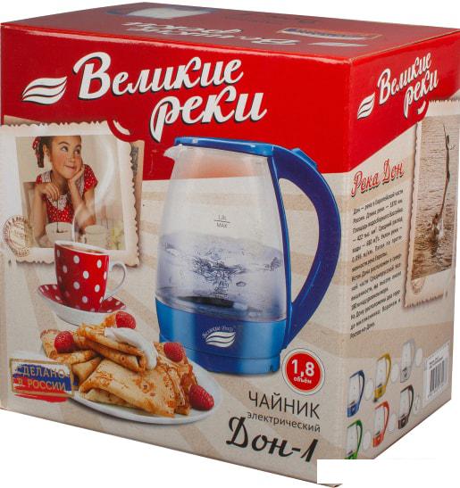 Электрический чайник Великие Реки Дон-1 (синий)