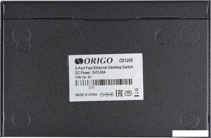 Неуправляемый коммутатор Origo OS1205/A1A