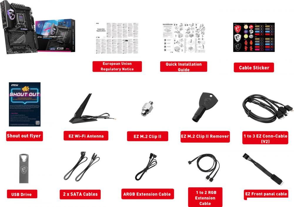 Материнская плата MSI MPG Z890 Carbon WiFi