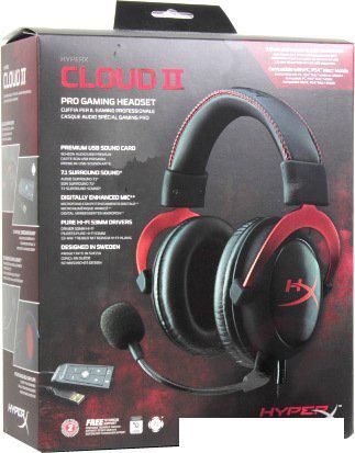 Наушники HyperX Cloud II (красный)