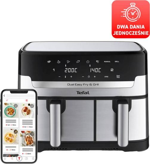 Аэрогриль (аэрофритюрница) Tefal Dual Easy Fry &amp; Grill EY905D10