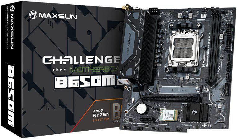Материнская плата Maxsun Challenger B650M WiFi V2