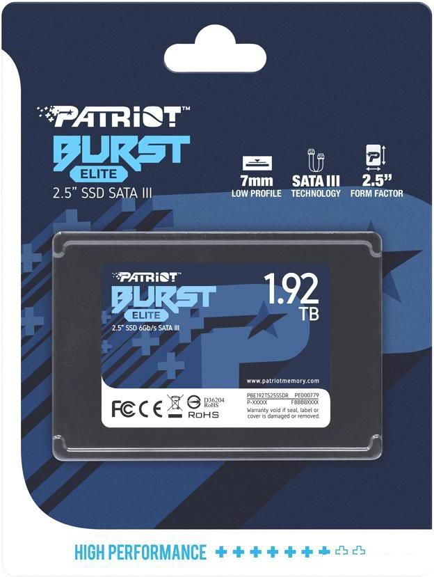 SSD Patriot Burst Elite 1.92TB PBE192TS25SSDR